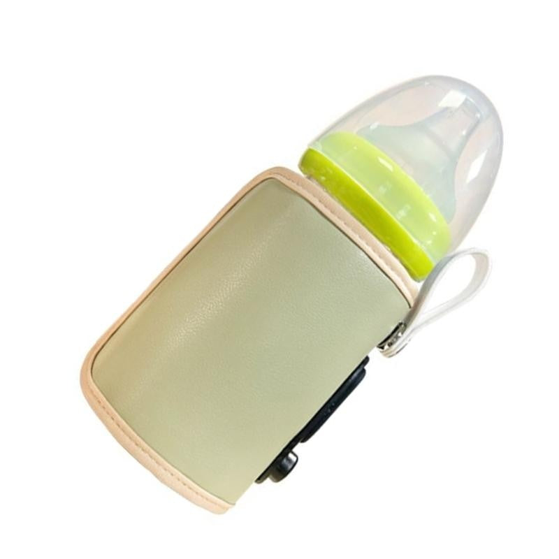 J15U Portable Baby Milk Heat Keeper Baby Bottle Warmer Bag 6 Gears Adjustable Travel Bottle Warmer Cover USB Bottle Warmer