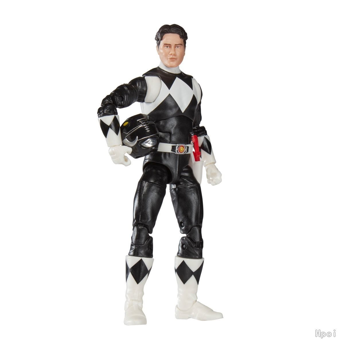 ?Promoções Quentes?Hasbro Original Power Rangers Lightning Collection Mighty Morphin Power Rangers Boneco Ranger Preto Figura de Anime Presente