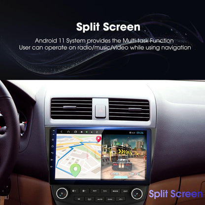 ANYFAR Android Car Stereo for Honda Accord 7th 2003-2007, 10" Touch GPS Navigation, Built-in CarPlay/Android Auto, FM 2G+32G