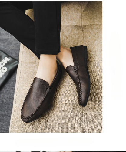 Sapato Social Casual Masculino de Couro Preto Marrom Barato Liquidação Novos Sapatos Masculinos Oficiais Legítimos Cavalheiro 39
