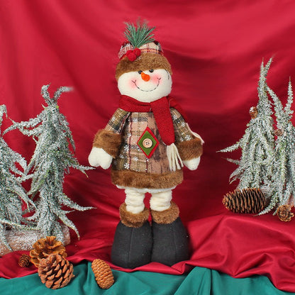 Telescopic Christmas Doll Merry Christmas Decorations For Home 2026 Christmas Ornament Xmas Navidad Noel Gifts New Year 2026