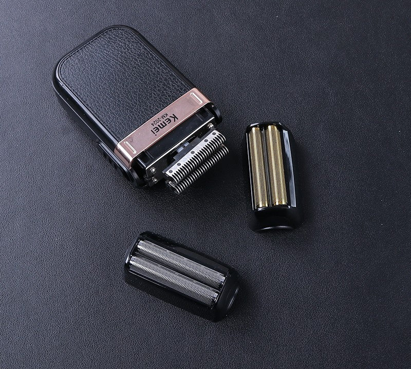 Kemei Electric Shaver for Men Waterproof Twin Blade Reciprocating Cordless Razor USB Rechargeable Shaving Machine Barber Trimmer