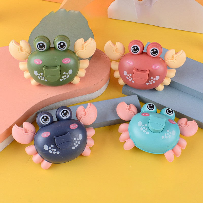 Crab Toy for Babies Walking Dancing Creative Funny Cute Crawling Press Toys Educational Toddler Kids Birthday Christmas Gifts