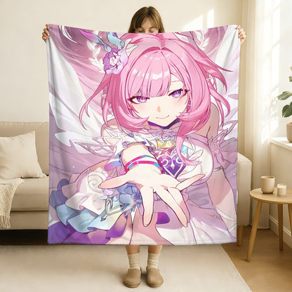 Game Honkai Star Rail Cyrene Blanket Soft and Skin Friendly For Couch Bed Napping Bedspread All Seasons Comforter