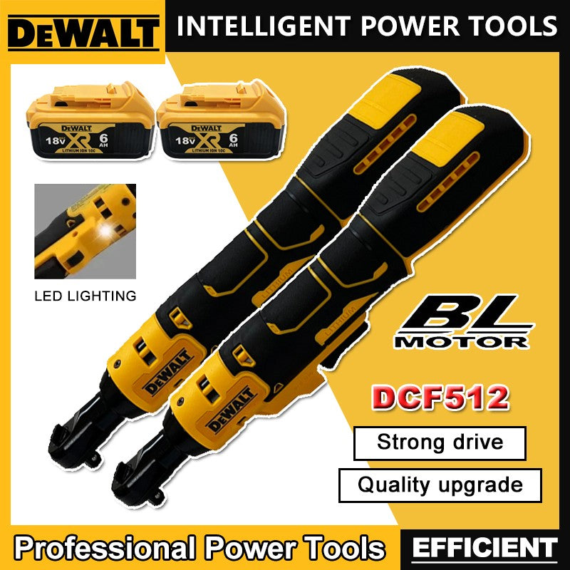 Dewalt DCF512 1/2 Inch Brushless Ratchet Right Angle Wrench LED Cordless Driver Variable Speed Power Wrench 20V Power Tools