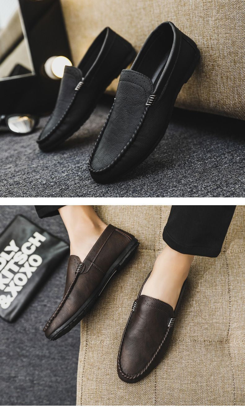 Sapato Social Casual Masculino de Couro Preto Marrom Barato Liquidação Novos Sapatos Masculinos Oficiais Legítimos Cavalheiro 39