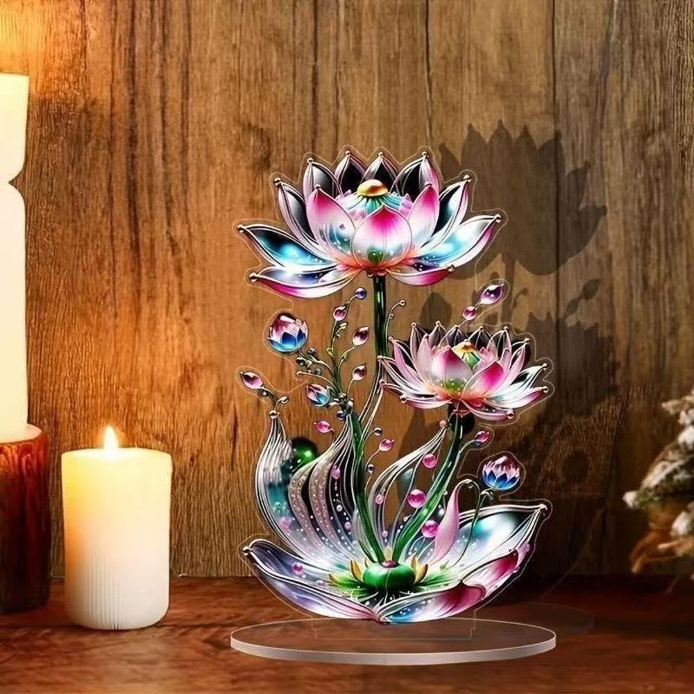 Jesus Birth Decor Glossy Acrylic Xmas Centerpiece Nativity Table Accessory Lightweight 2d Flat Christian Decoration For Party