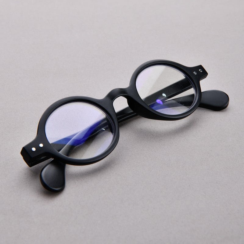 Vintage Round Frame Reading Glasses For Women's Anti Blue Light Eyeglasses For Men Diopters +1+1.5+2+2.5
