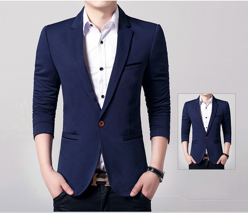 Brand Men's Casual Blazer 2025 Autumn New Fashion Slim Business Suit Coat Gentleman High-quality Men's Clothing Homme M~5XL