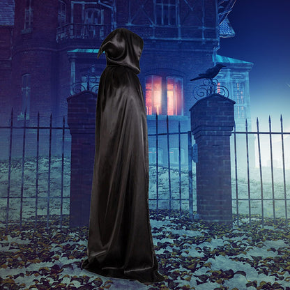 90-150cm Halloween Cloak Hooded Cape Halloween Christmas Cosplay Costume Devil Witch Vampire Cape Halloween Costumes Party Cloak