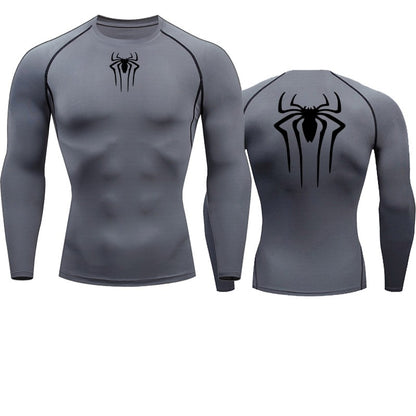 Sun Protection Sports Second Skin Running T-Shirt Men's Fitness Rashgarda MMA Long Sleeves Compression Shirt Workout Clothing