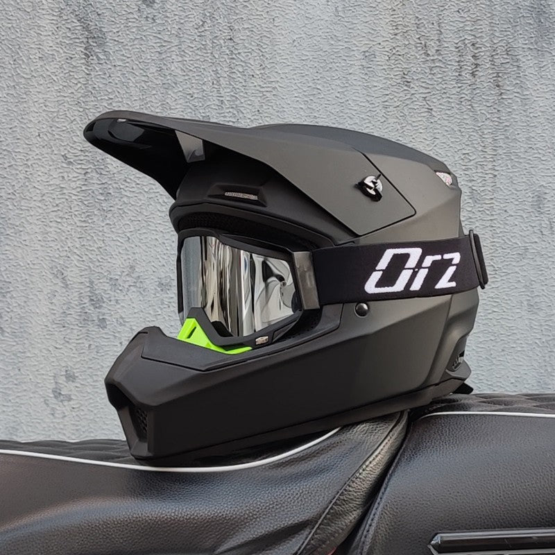 Capacete de motocross off-road, capacete de ciclismo speed downhill DH, capacete full face rally off-road