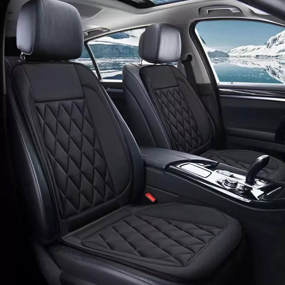 12-24v HeatedCar Seat Cover 30' Fast Car Seat Heater Cloth/Flannel Heated Car Seat Protector 25W Seat Heating Cover Car Seat