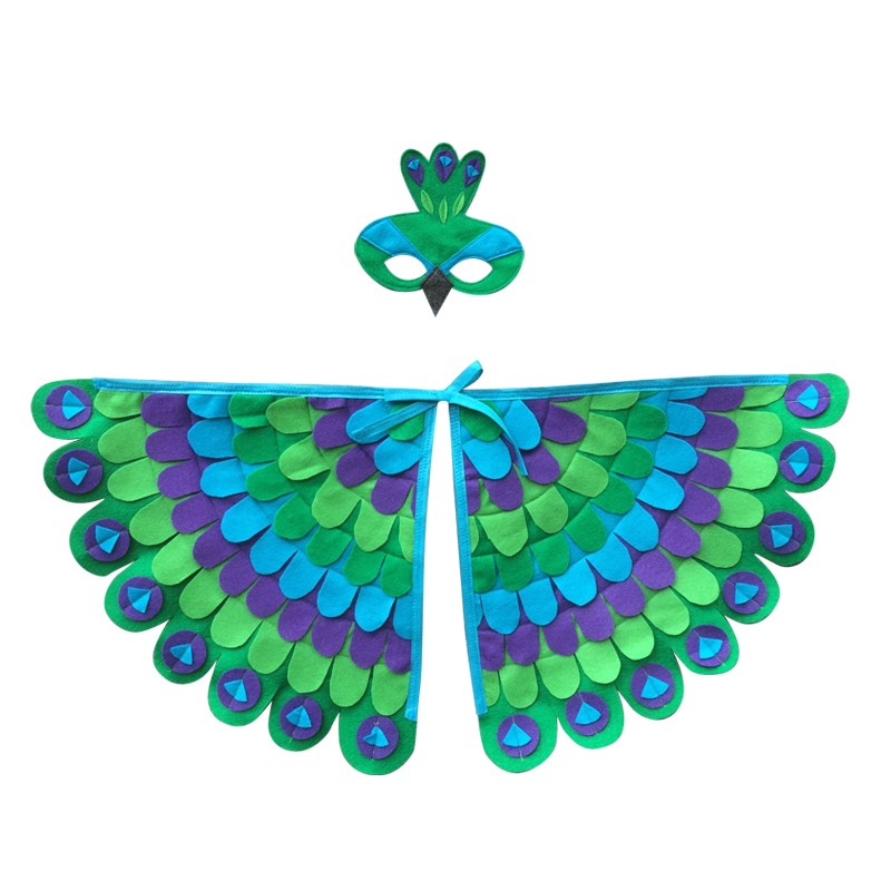 Kids Animal Costume Birds Felt Wings Fun Cosplay Halloween Costumes Butterfly Wing