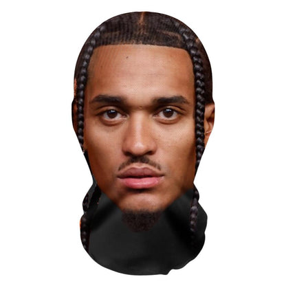 Full Face Mask Celebrity Ball-game Star Face Mask Simulation Mesh Mask For Men Party Supplies Cosplay Props Novel