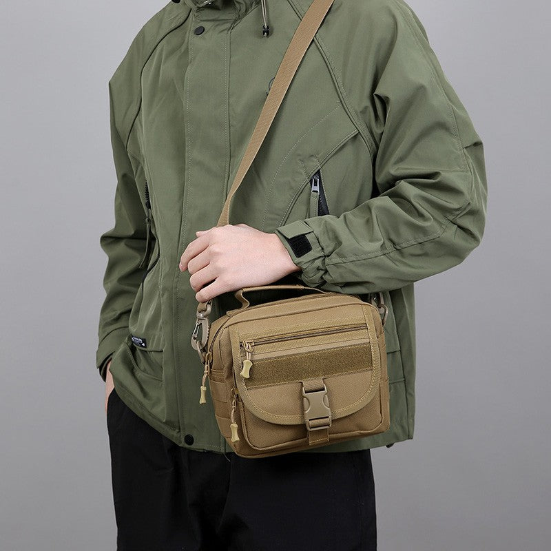 Tactical Messenger Pouch Men's Vintage Camouflage Army Crossbody Bag Nylon Single Shoulder Bag Chest Pack Sling Hunting Bag