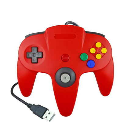 USB Wired Gamepad N64 Joystick Gamepad Controller for Mac Computer PC Handle USB Gamepad