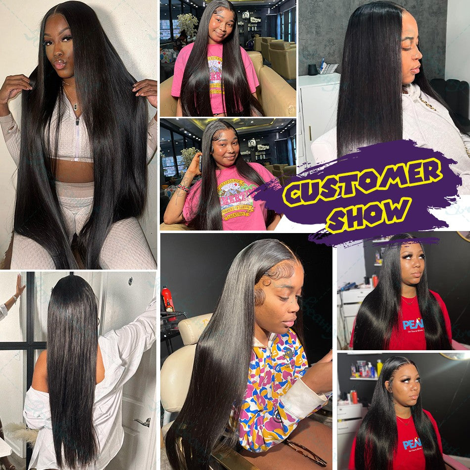 Rosabeauty 30 32 40 Polegadas Pacotes 1 2 3 4 5 Liso Osso Brasileiro Cabelo Humano Remy Pacotes Extensões Tissage Para Mulheres