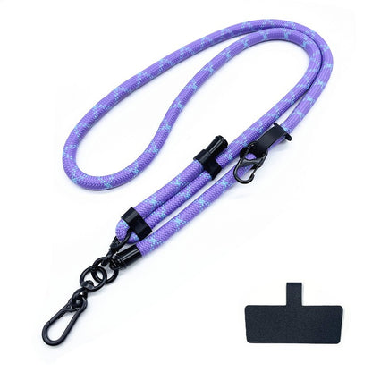Cordão de Telefone Ajustável 1 Cm de Diâmetro Capa Universal Externa Transversal Ombro Cartão Corda de Pescoço Clipe Alça de Pulso Anti-perda