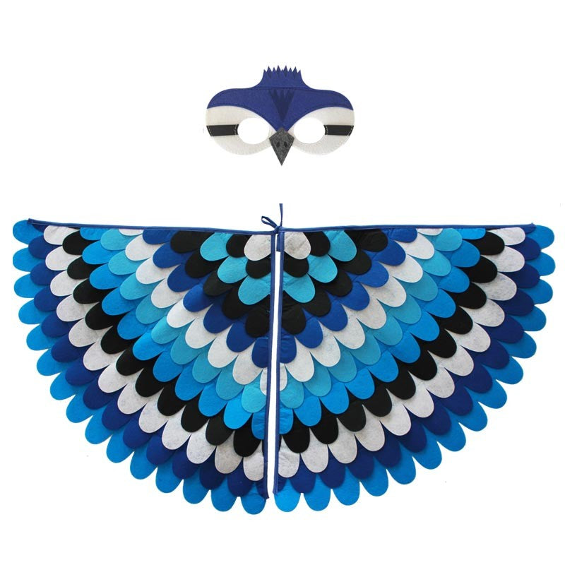 Kids Animal Costume Birds Felt Wings Fun Cosplay Halloween Costumes Butterfly Wing