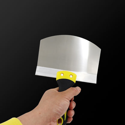 Espátula de Aço Inoxidável para Massa de Parede, Colher de Pedreiro para Gesso, Pá para Cinzas em Arco, Alimentador de Tinta, Lâmina de Raspador de Enchimento, Ferramentas de Construção