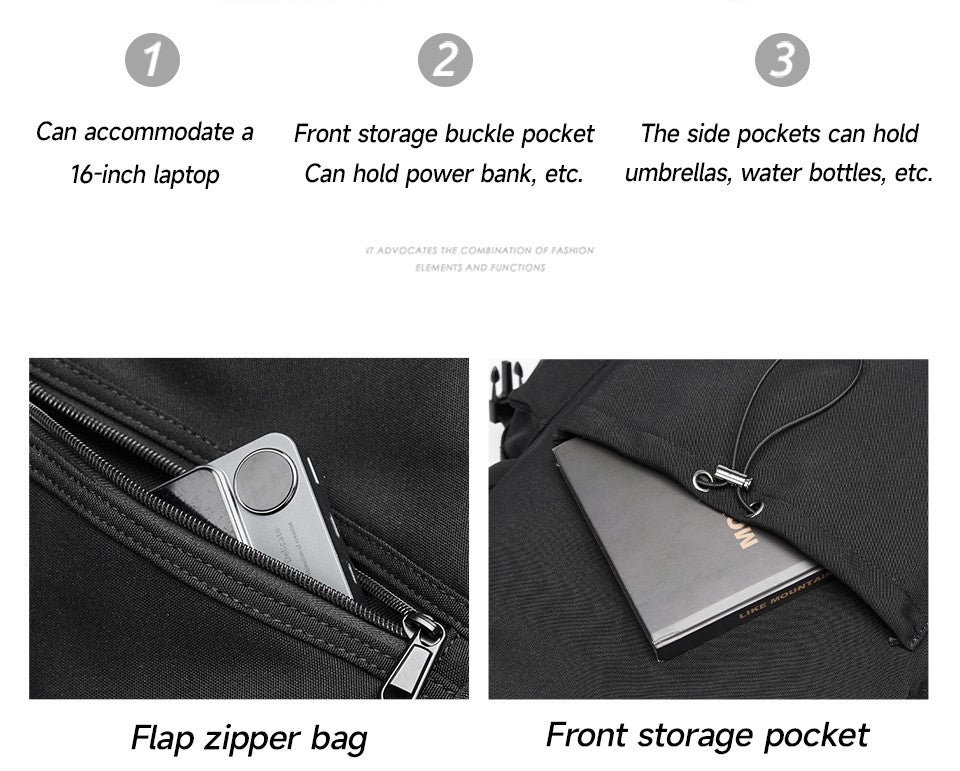 MOYYI Outdoor Travel Backpack Oxford Waterproof School Students Fashion Trend Bag For Men Mochila Táctica 26L Sports Fishing