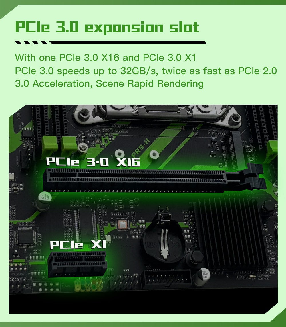 MACHINIST X99 PR9-H Gaming Motherboard set Intel Xeon E5 2650 V4 DDR4 32gb 2133MHz Dual Channel ECC RAM M.2 NVME for Desktop PC