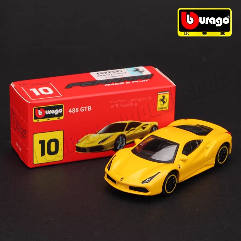 1:64 Bburago Ferrari SP3 812 SF90 F12Tdf F40 488GTB Coleção Modelo de Carro Miniatura Carros Die-Cast Modelos de Carro de Brinquedo Presentes Atacado