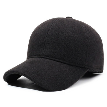 NORTHWOOD Boné Masculino De Inverno Algodão Sólido Quente Corta-Vento Com Protetor De Orelha Ajustável Para Homens Bonés De Beisebol Para Homens Ao Ar Livre