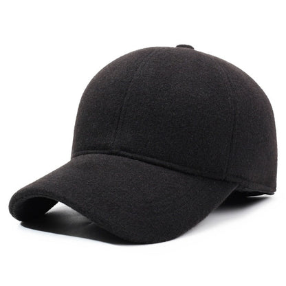 NORTHWOOD Boné Masculino De Inverno Algodão Sólido Quente Corta-Vento Com Protetor De Orelha Ajustável Para Homens Bonés De Beisebol Para Homens Ao Ar Livre
