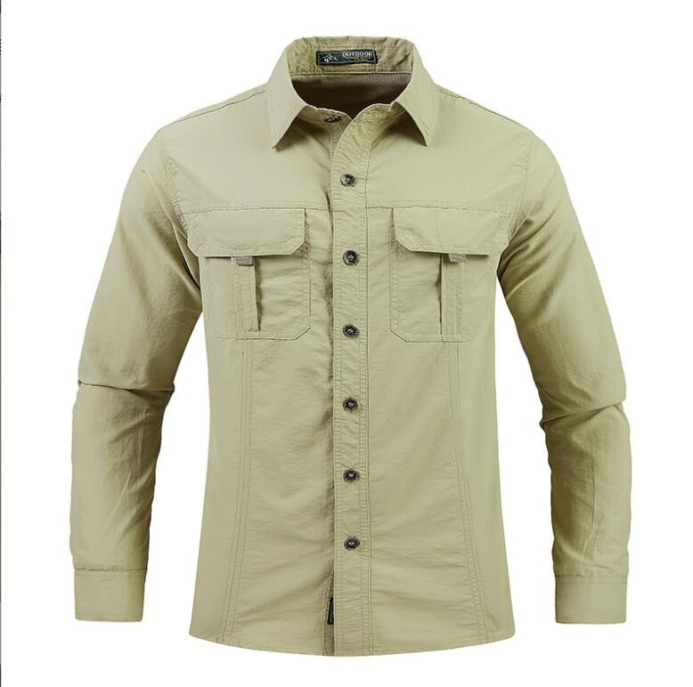 Mens Military Shirt ,Work Cargo Shirts ?Tactical Breathable Quick-Drying Tops