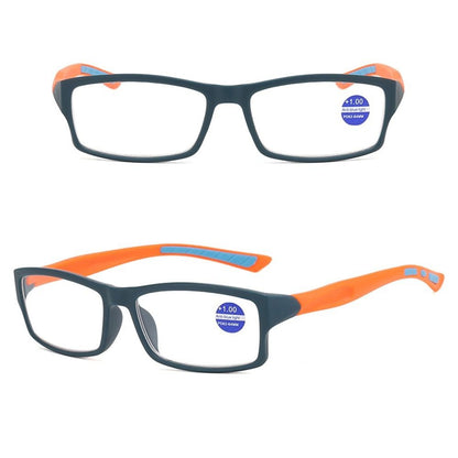 Sport Men Reading Glasses Ultralight Anti-blue Light Presbyopia Eyeglasses Women Men Far Sight Optical Eyewear Diopters +100+400