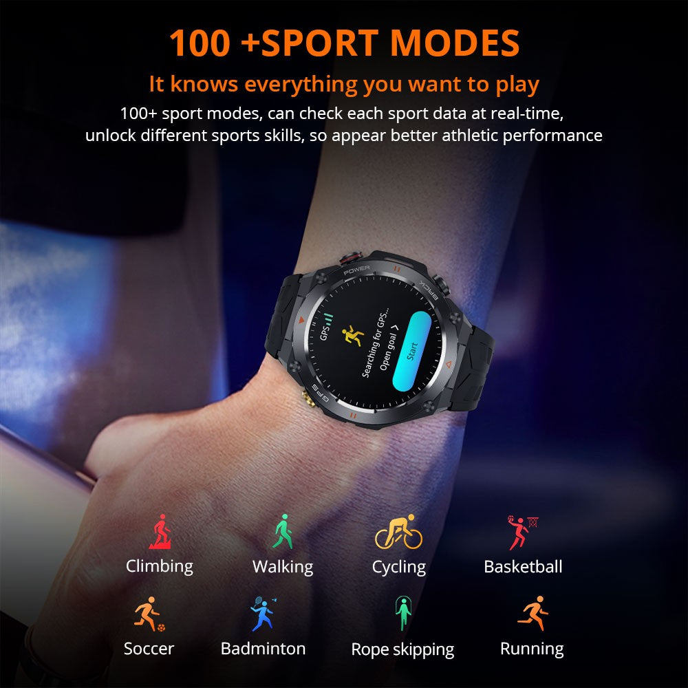 Smartwatch COLMI V75 GPS 2024 Tela Ultra HD de 1.45" GPS e Bússola Integrados Faz/Recebe Chamadas Bateria de 650mAh