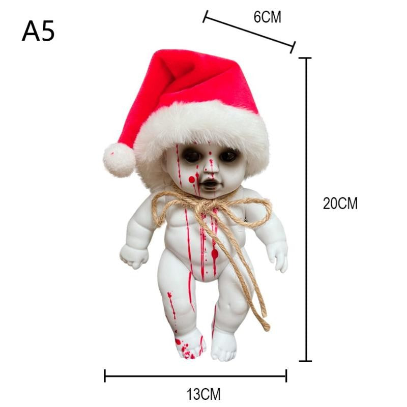 Halloween Hanging Baby Ghost Dolls Spooky Tricky Toys Ornament Horror Atmosphere Bar Courtyard Prop Happy Halloween Party Decor