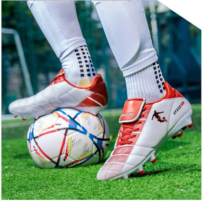 New Men Football Field Boots Studded Society Indoor Cleats Soccer Shoes TF/FG Comfortable Unisex Outdoor Match Training Sneaker