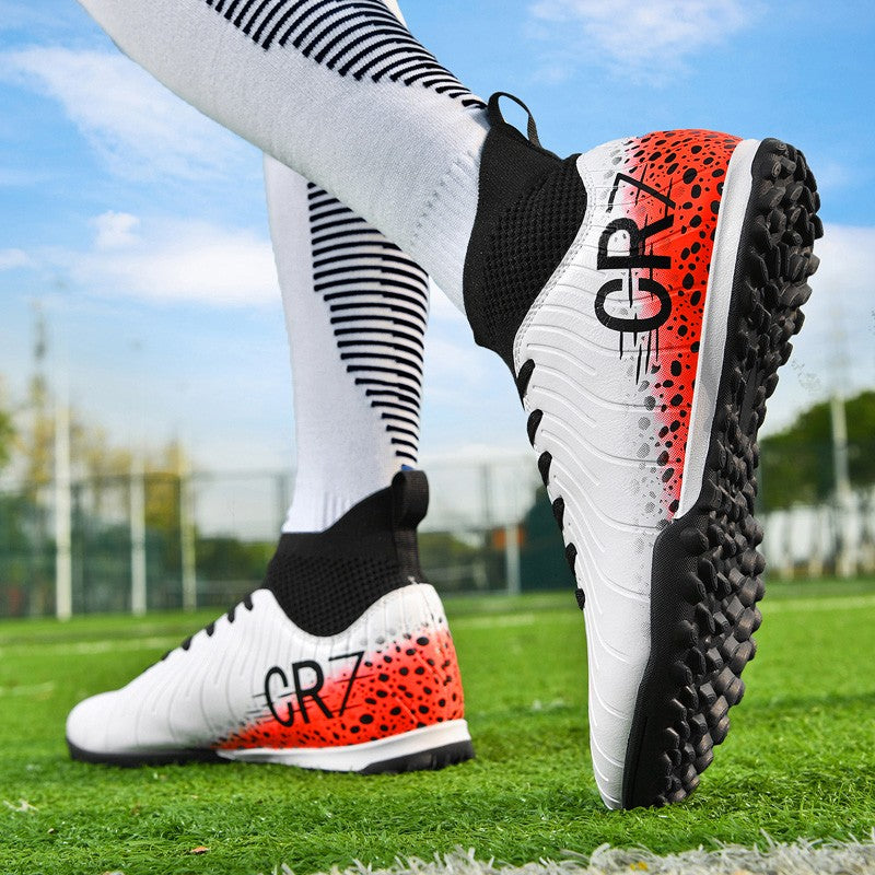 Professional Mens Soccer Shoes Women Football Boots Studded Society Turf Cleats Adults TF/FG Training High-Quality Sneakers
