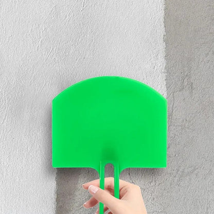 2 Peças Pá de Balde Curvo Placa de Massa Espátula de Gesso Raspadores de Tinta Pincéis para Raspar Decalques Aplicador de Construção de Patches
