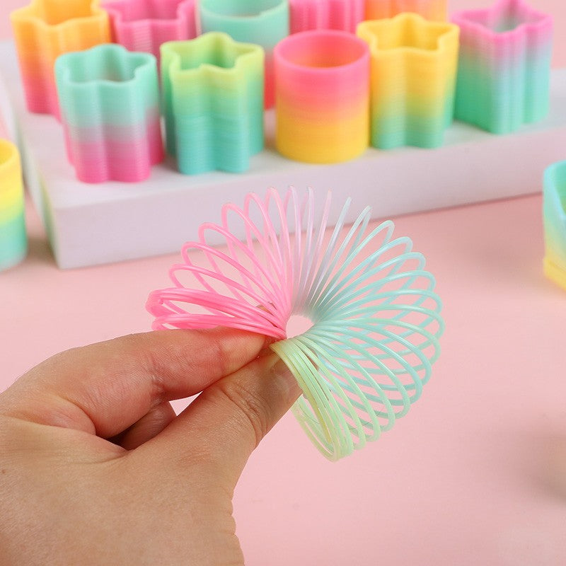 12/24Pcs Rainbow Magic Spring Toys for Kids Birthday Party Favors Pinata Fillers School Prize Wedding Christmas Boy Girl Gifts