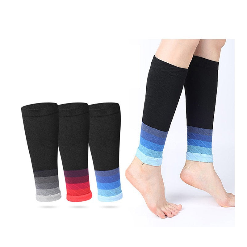 1Pair  Compression Calf Sleeves Running Leg Compression Sleeve Compression Socks for Shin Splint For Men Women 20-30mmHg
