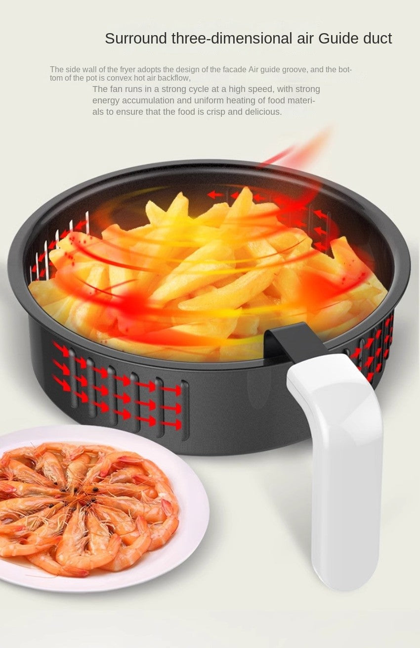 Flip-free air fryer double-layer fryer household large-capacity electric fryer fully automatic French fries machine