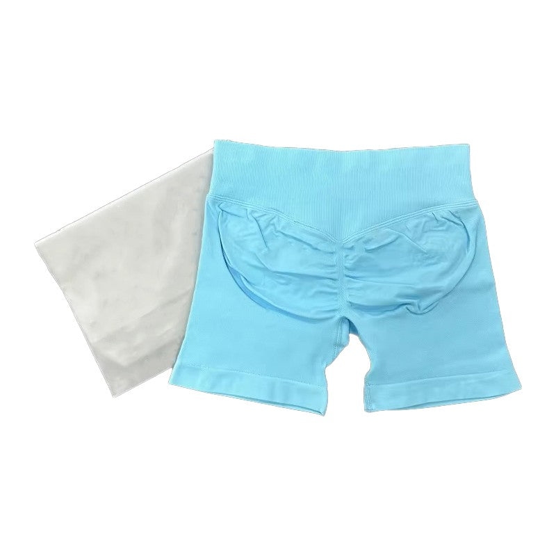 D-logo Impact Shorts Seamless Scrunch Bum Workout Gym Shorts Low Ribbed Waist Band Yoga Short Booty Hight Stretch Running shorts