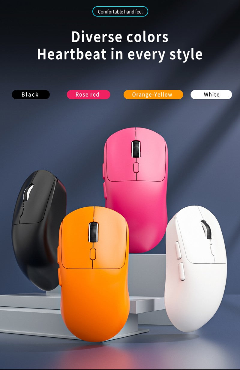 Mouse sem fio Xiaomi Bluetooth 2.4G Três Modos Recarregável Ergonômico Rato Portátil Para Escritório, Jogos, iPad, PC, Laptop, TV