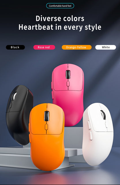 Mouse sem fio Xiaomi Bluetooth 2.4G Três Modos Recarregável Ergonômico Rato Portátil Para Escritório, Jogos, iPad, PC, Laptop, TV