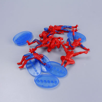Marvel Homem-Aranha 7 peças/Conjunto de Bonecos de Ação Colecionáveis Anime Vingadores Homens-Aranha Decoração de Bolo Brinquedos para Crianças Presentes 8-10cm