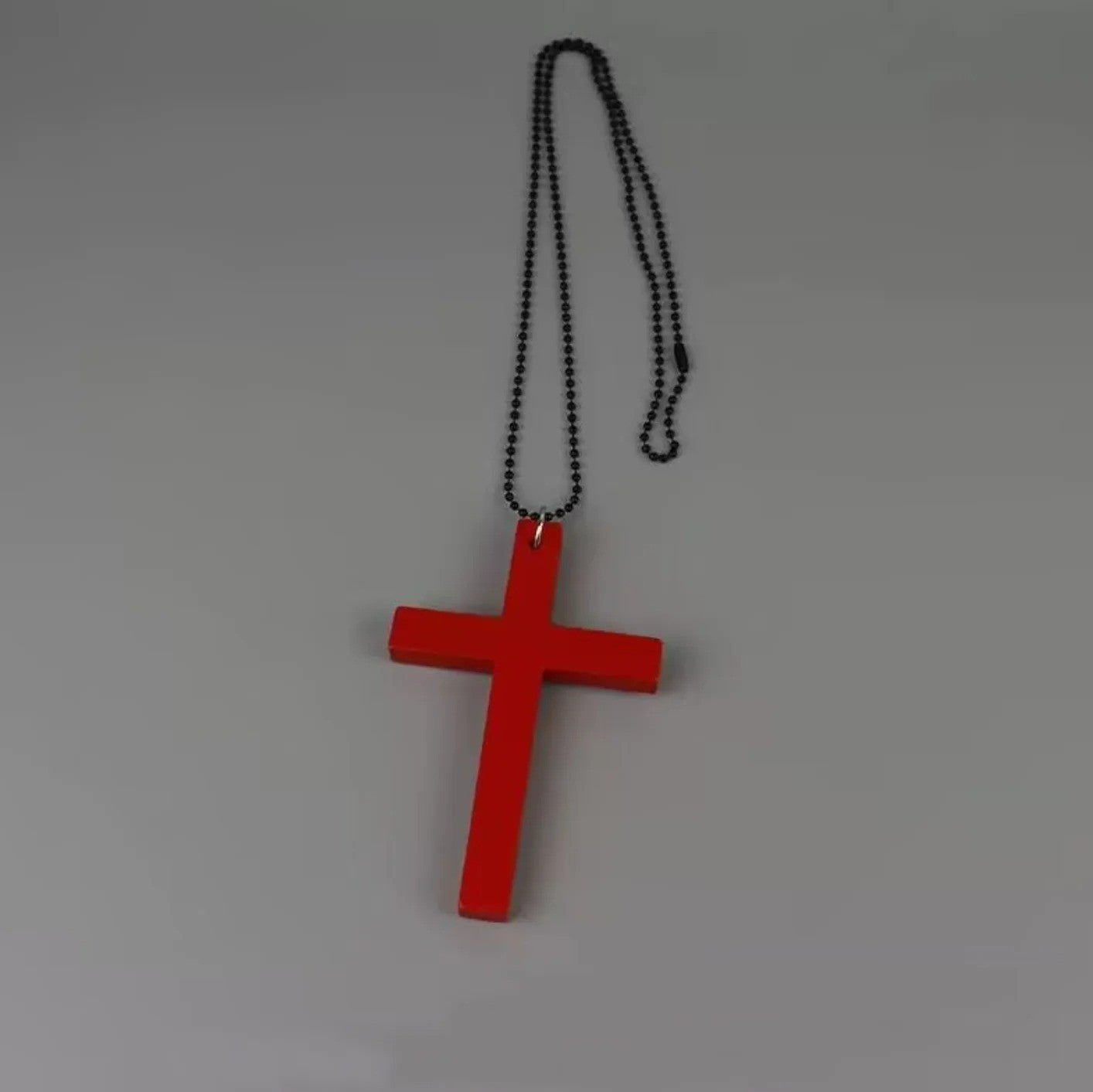 Personality Punk Trendy Cool Gothic Wood Cross Pendant NNecklace for Women Men Vintage Hip Hop Y2k Necklace Party Jewelry Gift