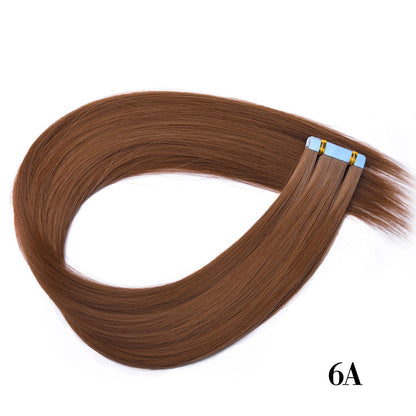 Apliques de Cabelo Sintético Liso com Fita Adesiva 10 Peças Extensão de Cabelo Natural 24 polegadas para Mulheres Invisível Dupla Face Estilo Livre