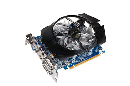 GIGABYTE graphics card GV-N650OC-1GI uses NVIDIA GeForce GTX 650 graphics chip Built-in 1024MB GDDR5 graphics memory