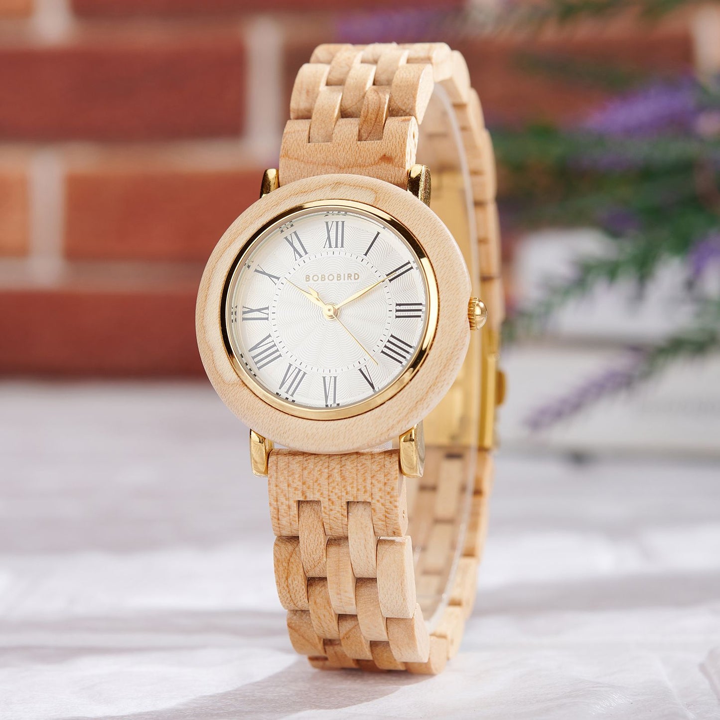 BOBO BIRD Women’s Custom Wooden Watch – Eco-Friendly Personalized Gift Quartz Wristwatch with Engraving Option Dropshipping