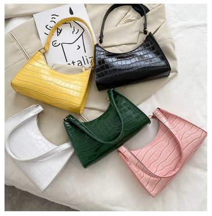 Fashion Exquisite Shopping Bag Retro Casual Women Totes Shoulder Bags Female Leather Solid Color Chain Handbag for Women 2024