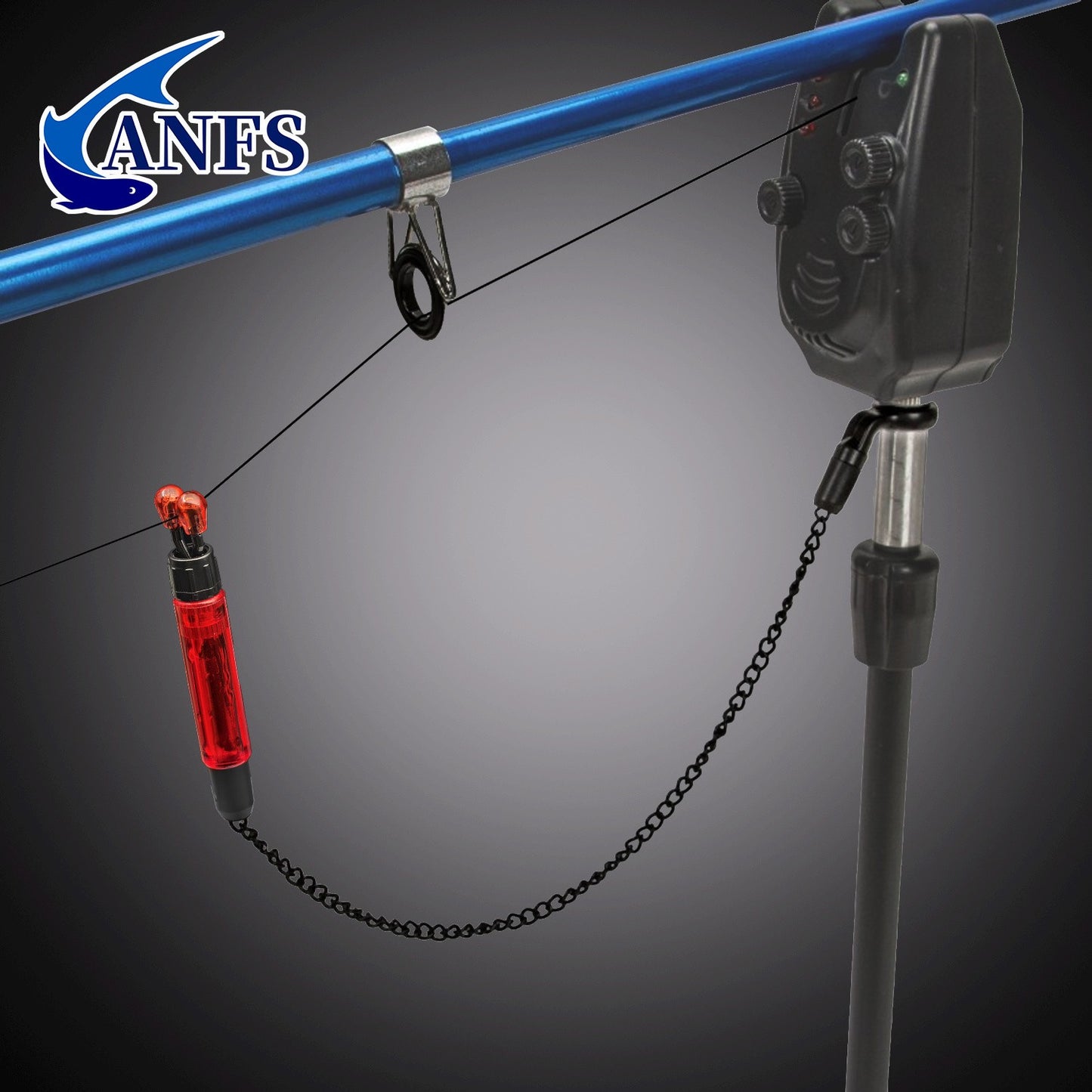 4 bobinas pendulares de pesca de carpa com caixa para indicador de alarme de pesca, melhor para o Natal, perfeito para o Dia de Ação de Graças